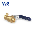 1/2" Inch Valogin 600WOG Lead-Free Solder Brass Ball Valve With Waste